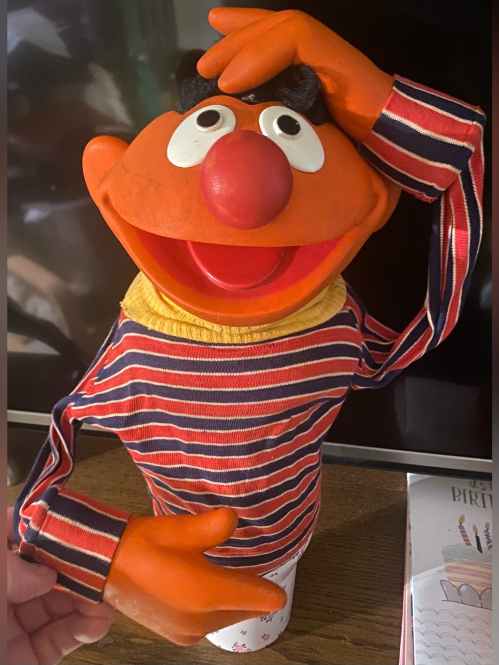 Vintage 1970s Sesame Street Ernie
Hand Puppet Muppets Inc